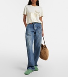 JW Anderson Babouche woven leather loafers