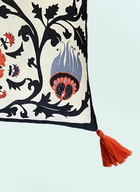 Les-Ottomans Flowers Embroidered cushion