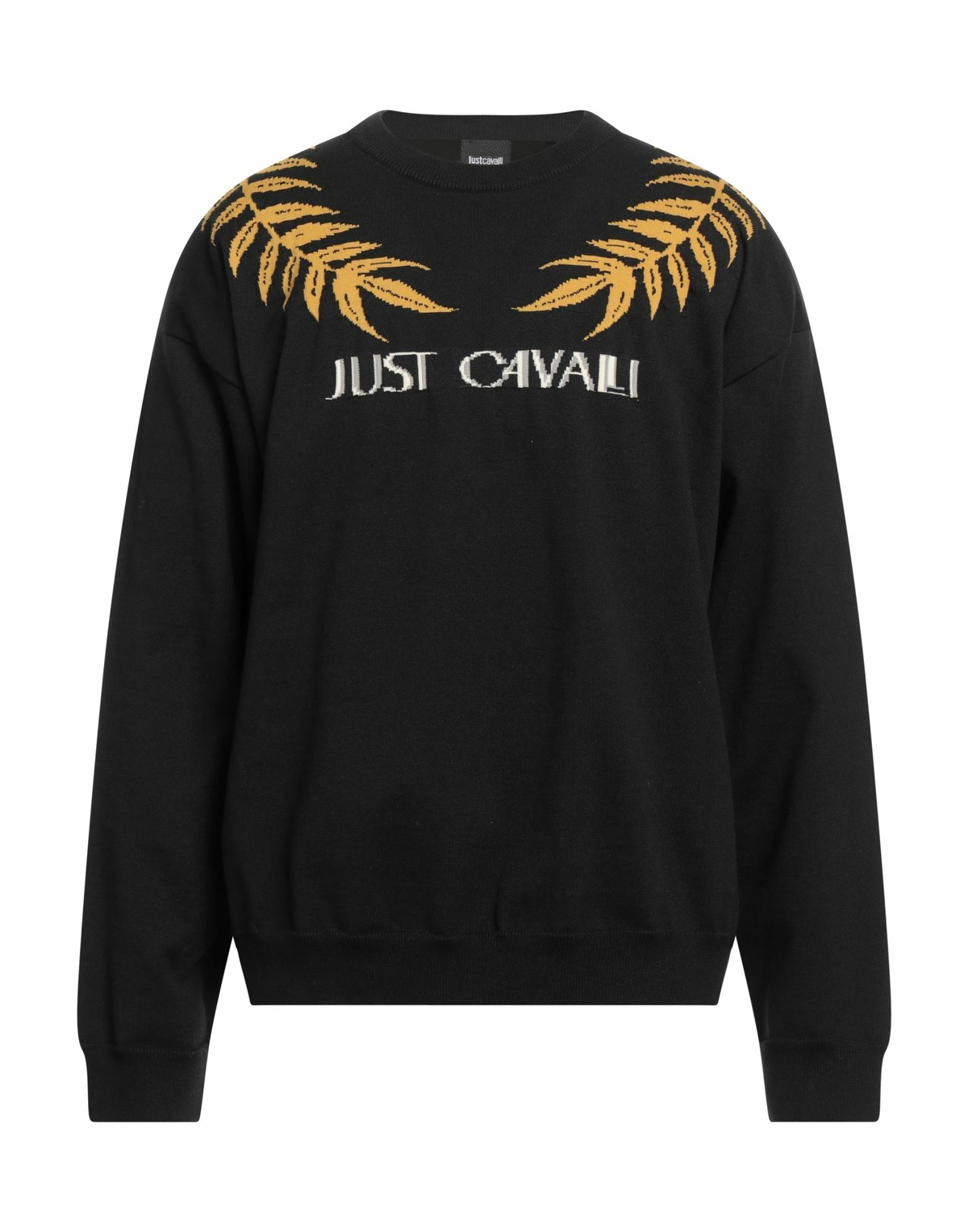 Just Cavalli Mens Sweater in Black