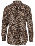 Equipment Leopard Silk Shirt