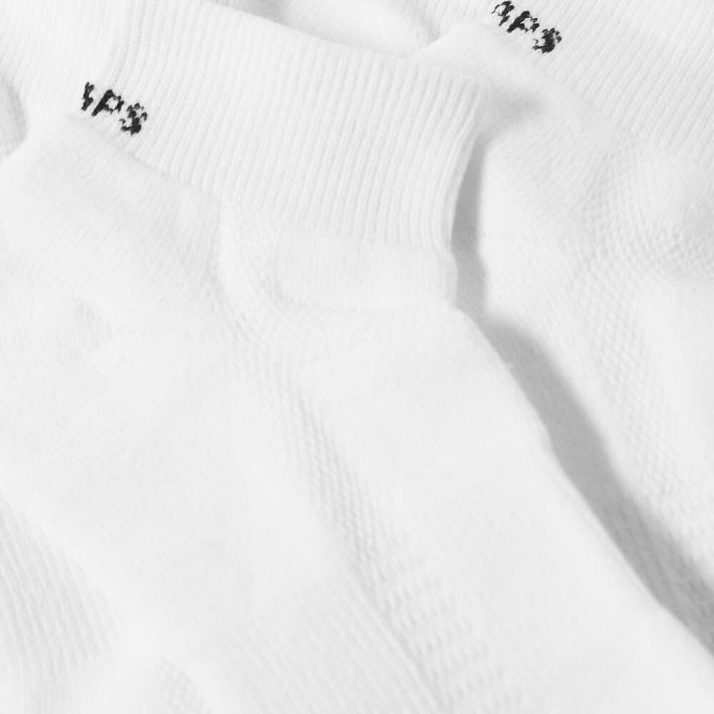 WTAPS Men's Skivvies Half Sock - 3-Pack in White WTAPS