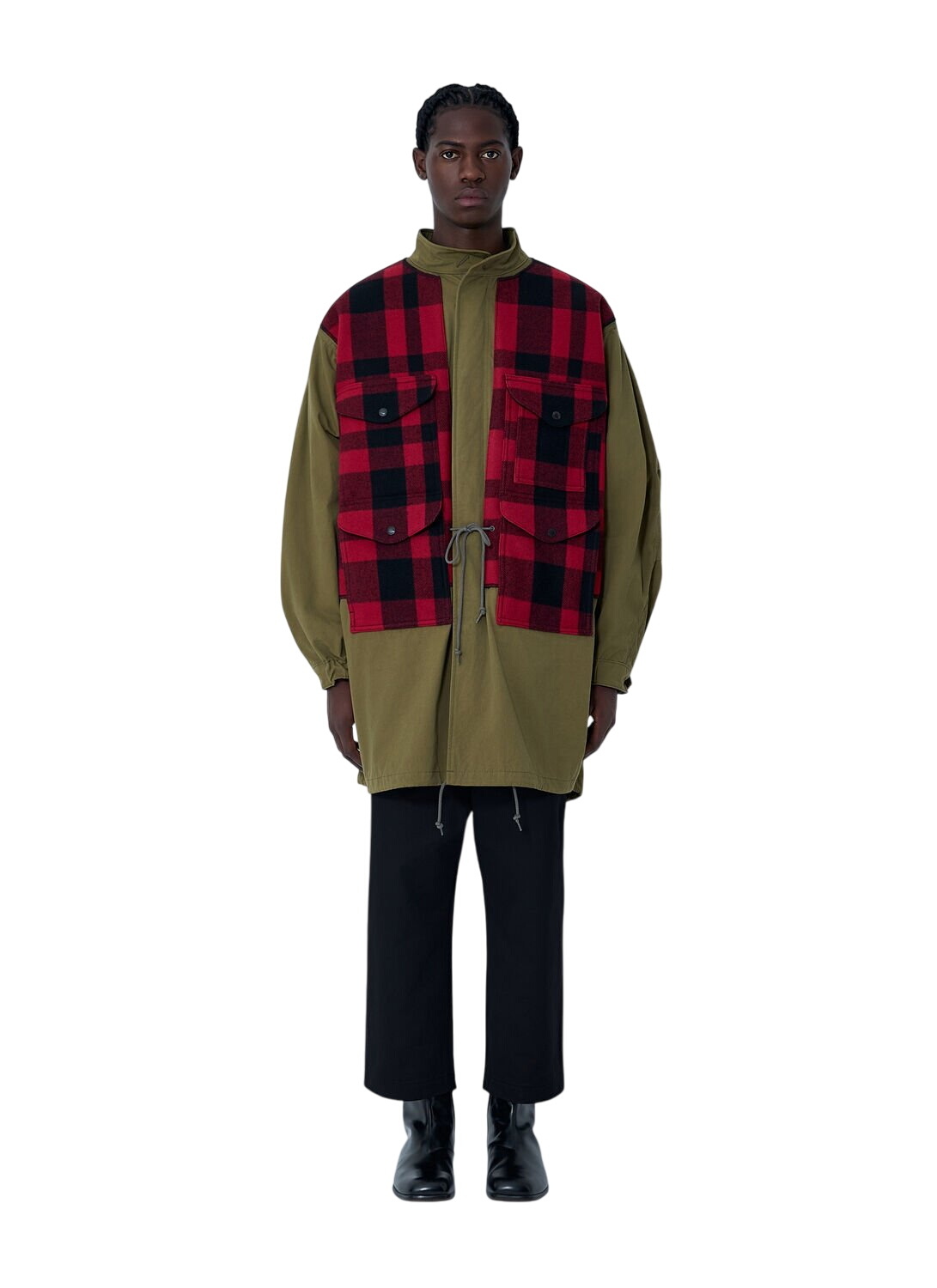 ジャケット・アウター Junya Watanabe Check Duffle Coat Junya Watanabe MAN eYe x Gloverall Customized Duffle Coat Junya