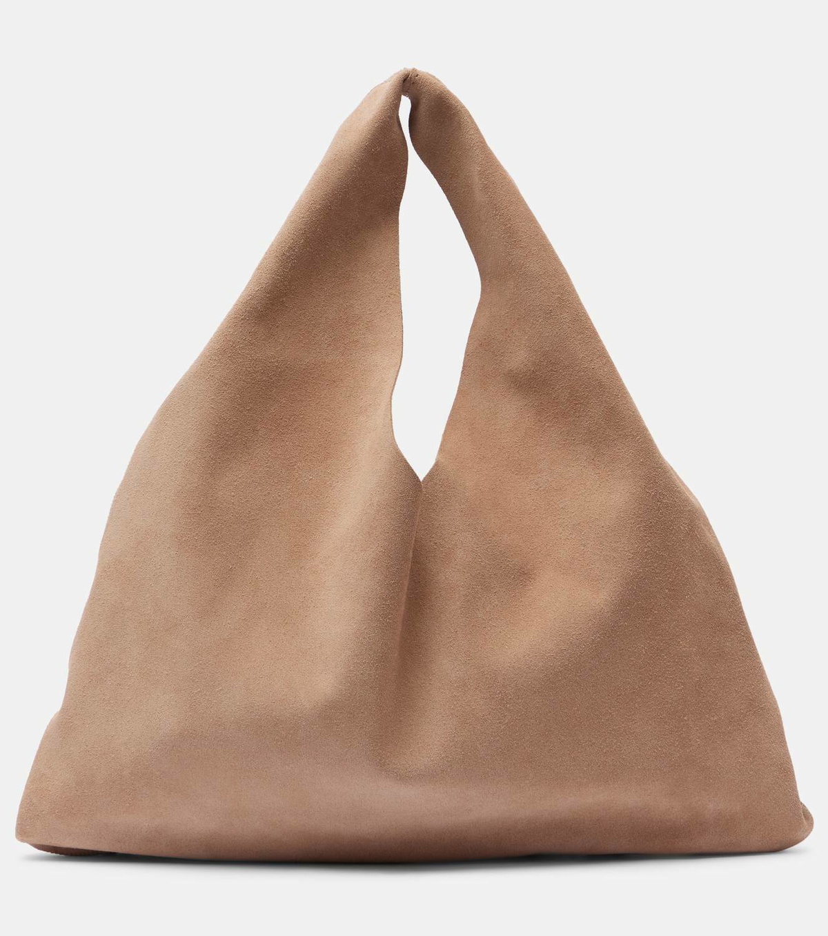 The Row Bindle Small suede tote bag The Row