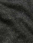 Stoffa - Reversible Blouson in Wool Merino - Gray