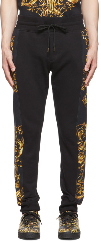 Photo: Versace Jeans Couture Black Regalia Baroque Lounge Pants