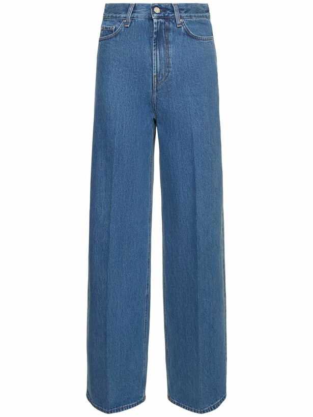 Photo: TOTEME Wide Denim Cotton Jeans