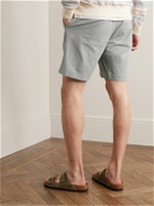 Faherty - Island Life Straight-Leg Organic Cotton-Blend Shorts - Gray