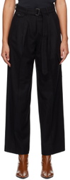 Dunst Black Belted Trousers