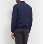 Theory - Aiden Stretch-Wool Bomber Jacket - Blue