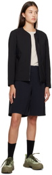Veilance Black Nave Shorts