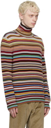 Paul Smith Multicolor Signature Stripe Turtleneck