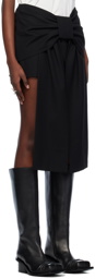 FIDAN NOVRUZOVA Black Bow Miniskirt