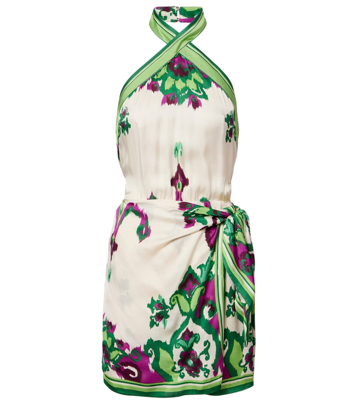 Photo: Poupette St Barth Aya printed halterneck minidress