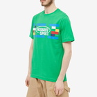 Missoni Men's Sport Logo T-Shirt in Green Tambourine/Multicolour Heritage