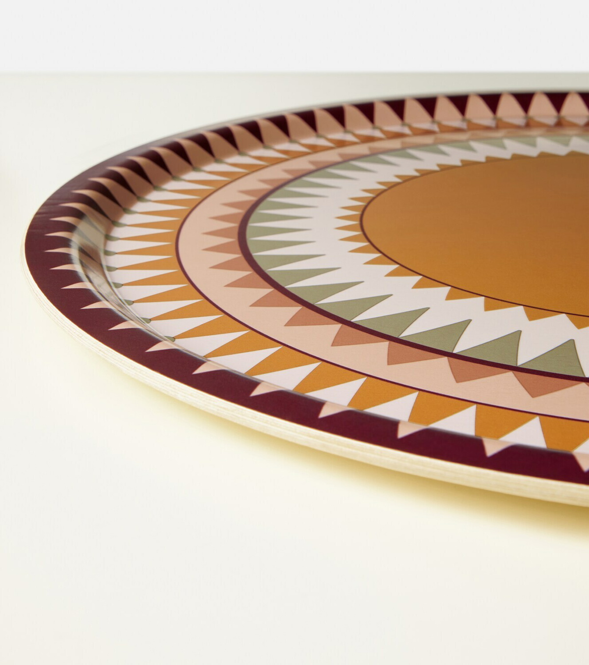 La DoubleJ Doric printed birch tray