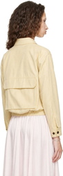Sandy Liang Beige Darcy Jacket