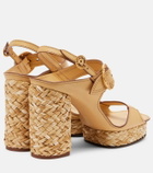 Zimmermann Solena leather platform sandals