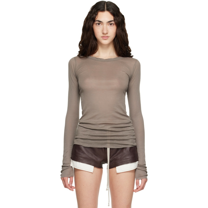 Photo: Rick Owens Gray Tower Rib LS T-shirt