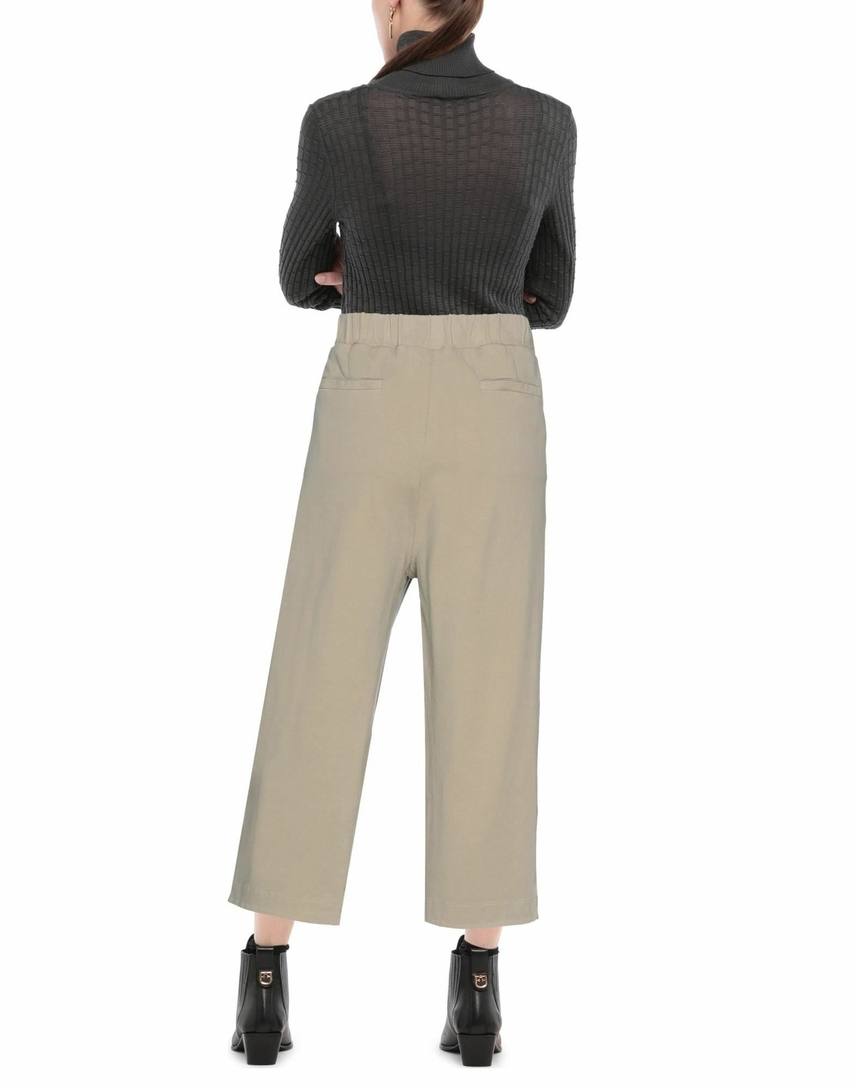 Alessia Santi Womens Pants Khaki