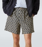 Valentino Toute La V linen Bermuda shorts