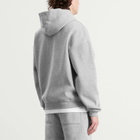 ANNIE HOOD Men's College Zip Hoodie in Grey/Grey