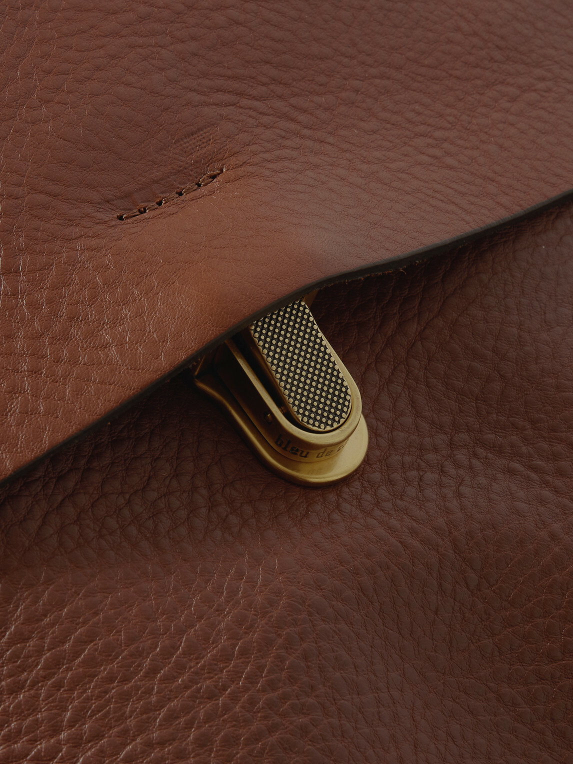 Bleu de Chauffe - Zeppo Duo Full-Grain Leather Briefcase - Brown