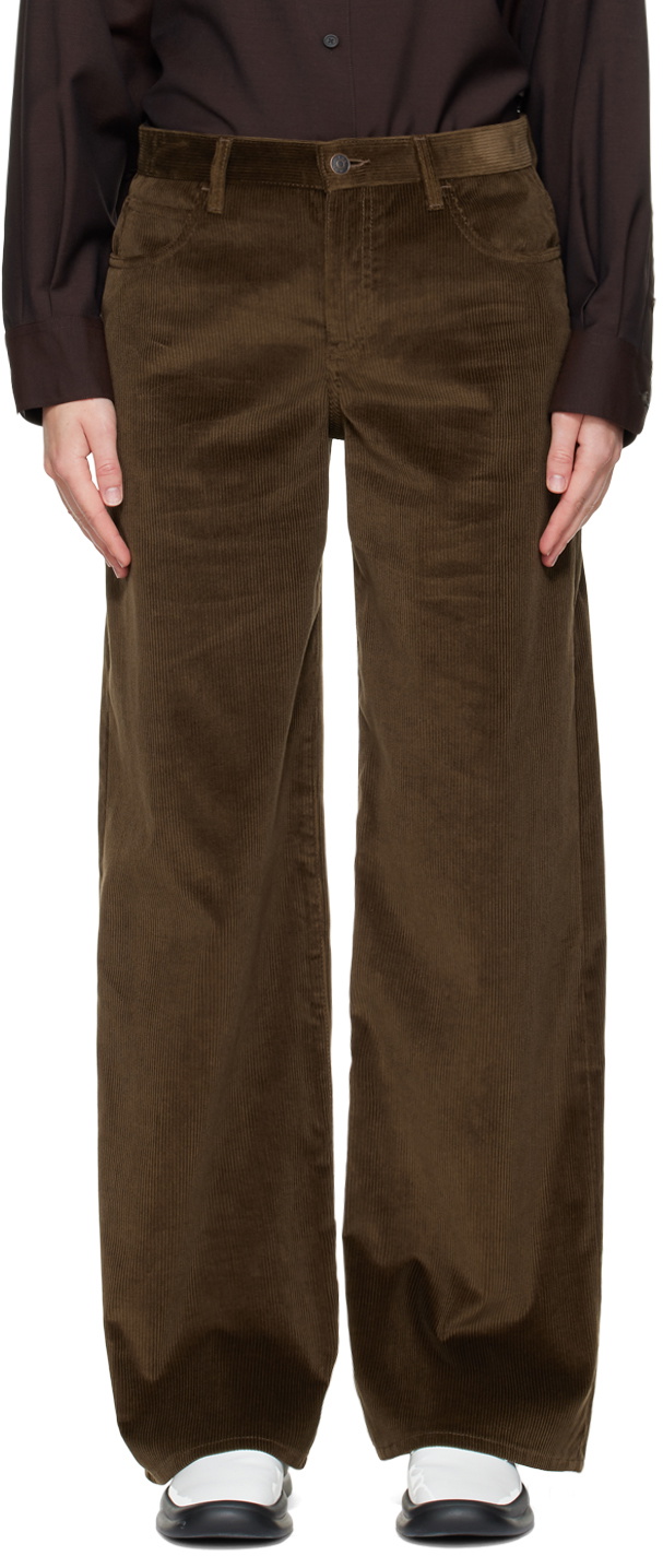 The Row Green Eglitta Trousers The Row