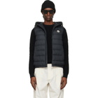 Moncler Black Marseillan Hooded Down Vest