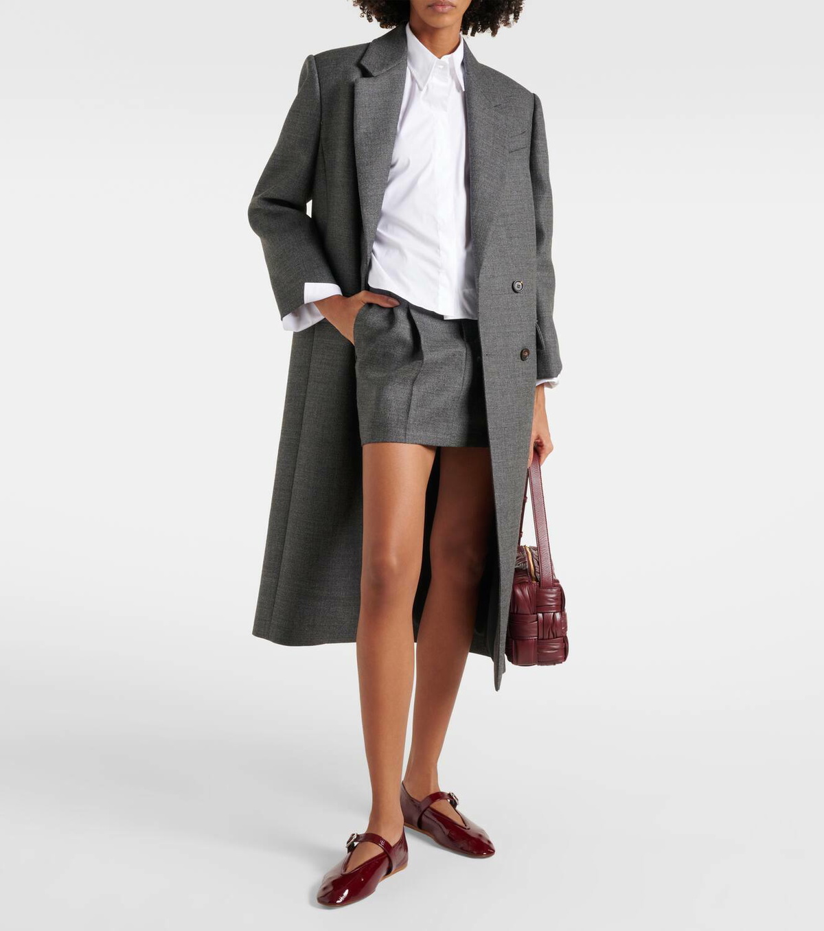 シューズ・サンダルその他 Le Monde Beryl Ballerina Stella in dove-coloured leather Stella leather ballet flats in yellow - Le Monde Beryl