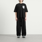 END. Shredded Gig Poster T-Shirt in Black