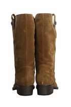 Via Roma 15 Texan Ankle Boots In Leather Color Suede