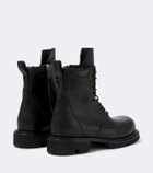 Rick Owens Army Gabe leather combat boots