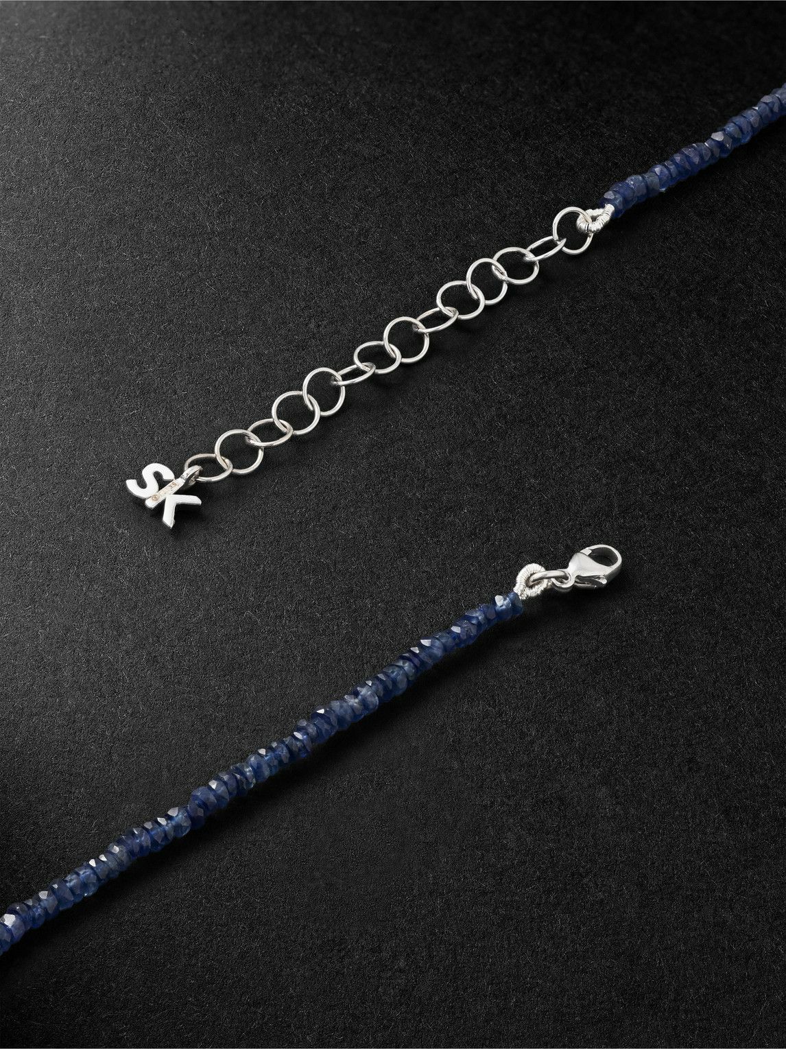 Suzanne Kalan - Infinite 18-Karat White Gold, Sapphire and Diamond Necklace