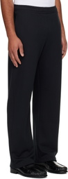 Marine Serre Black Moon Logo Fleece Sweatpants