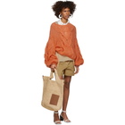 Loewe Beige Gabardine Cargo Shorts