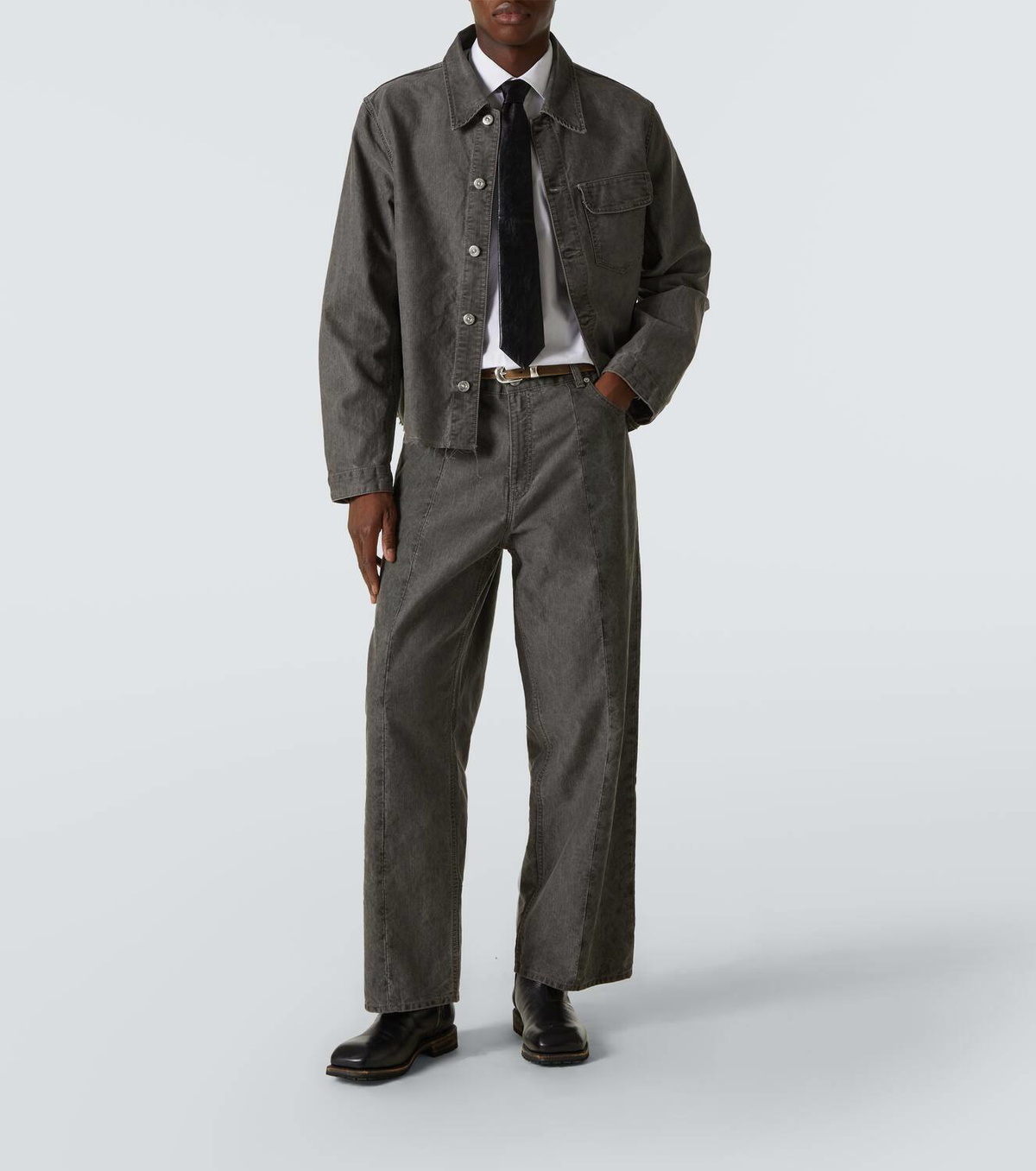 Our Legacy Fatigue Cut high-rise wide-leg jeans Our Legacy