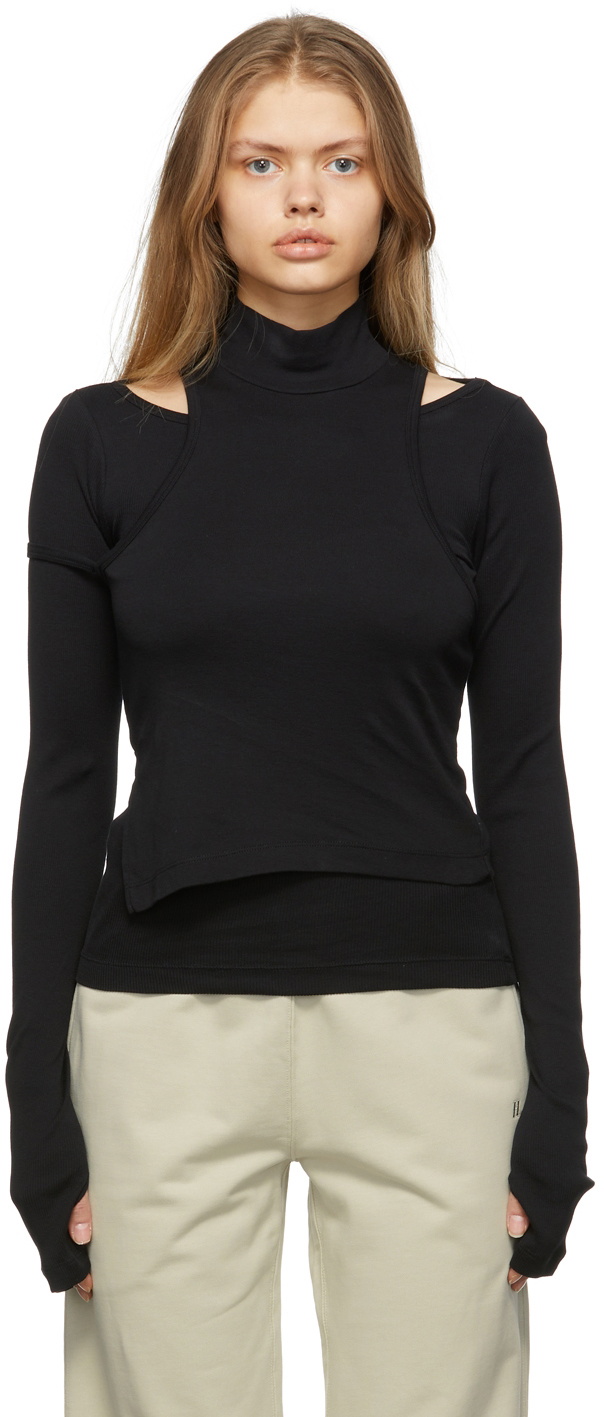 Helmut lang discount shoulder cutout turtleneck