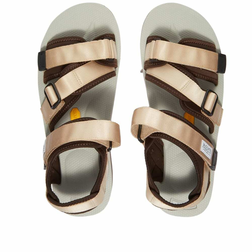 新品未使用　SUICOKE KISEE-V ベージュ×グレー 28cm Suicoke Men's KISEE-V in Light Beige/Grey Suicoke
