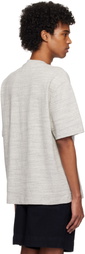 Róhe Gray Mouliné Jersey T-shirt