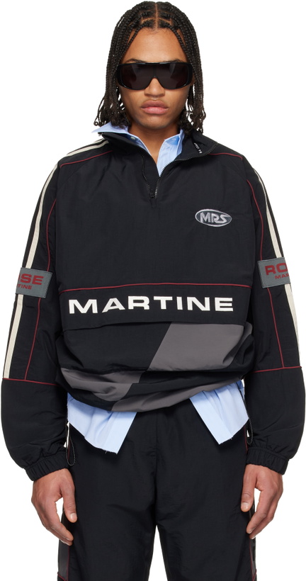 Photo: Martine Rose Black & Gray Hockey Track Jacket