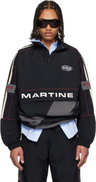 Martine Rose Black & Gray Hockey Track Jacket