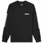 Neighborhood Men's 1 Long Sleeve Printed T-Shirt in Black