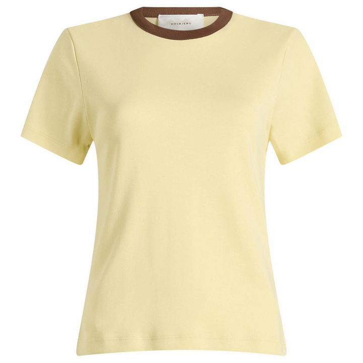 Photo: Hosbjerg Women's Babette T-Shirt in Butter Yellow