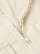 Marant - Ritchie Cotton and Linen-Blend Corduroy Shirt - Neutrals