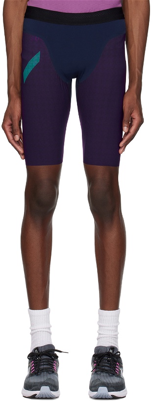 Photo: Soar Running Purple Speed Shorts