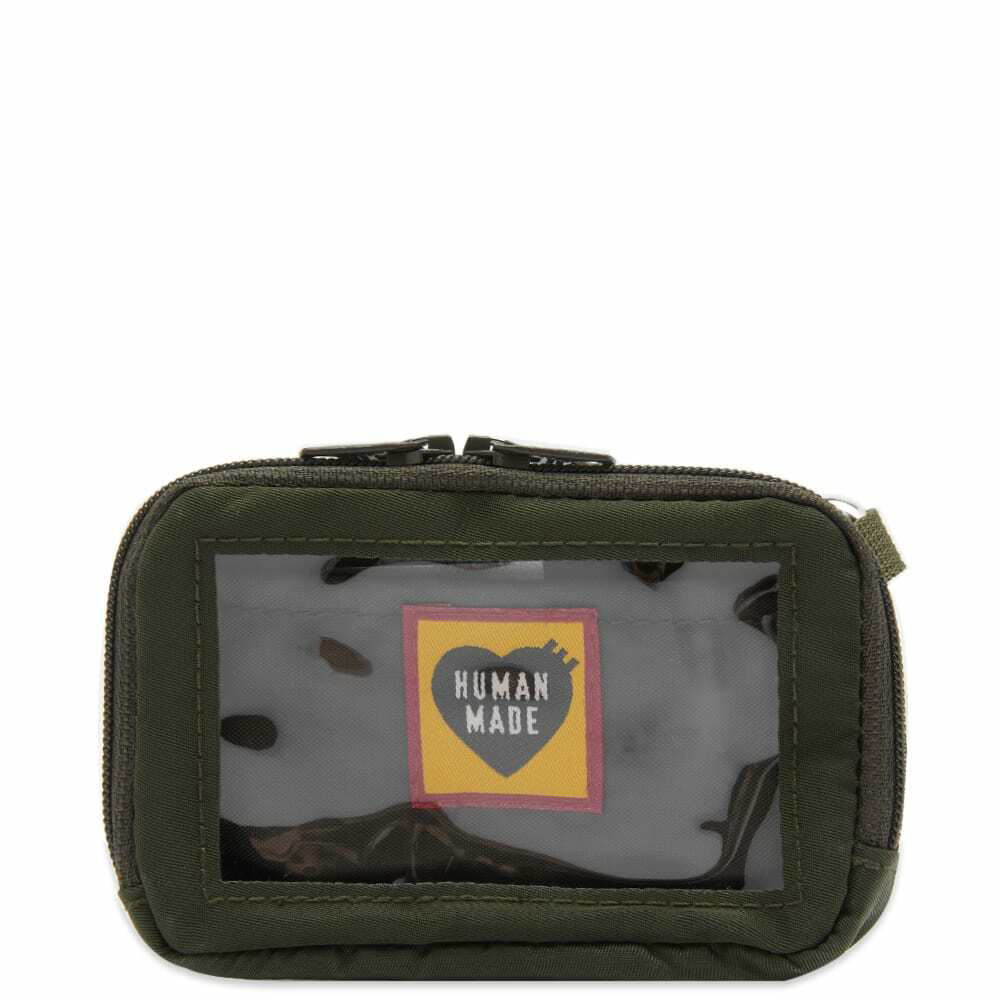 Human Made Men's Military Card Case in Olive Drab Human Made