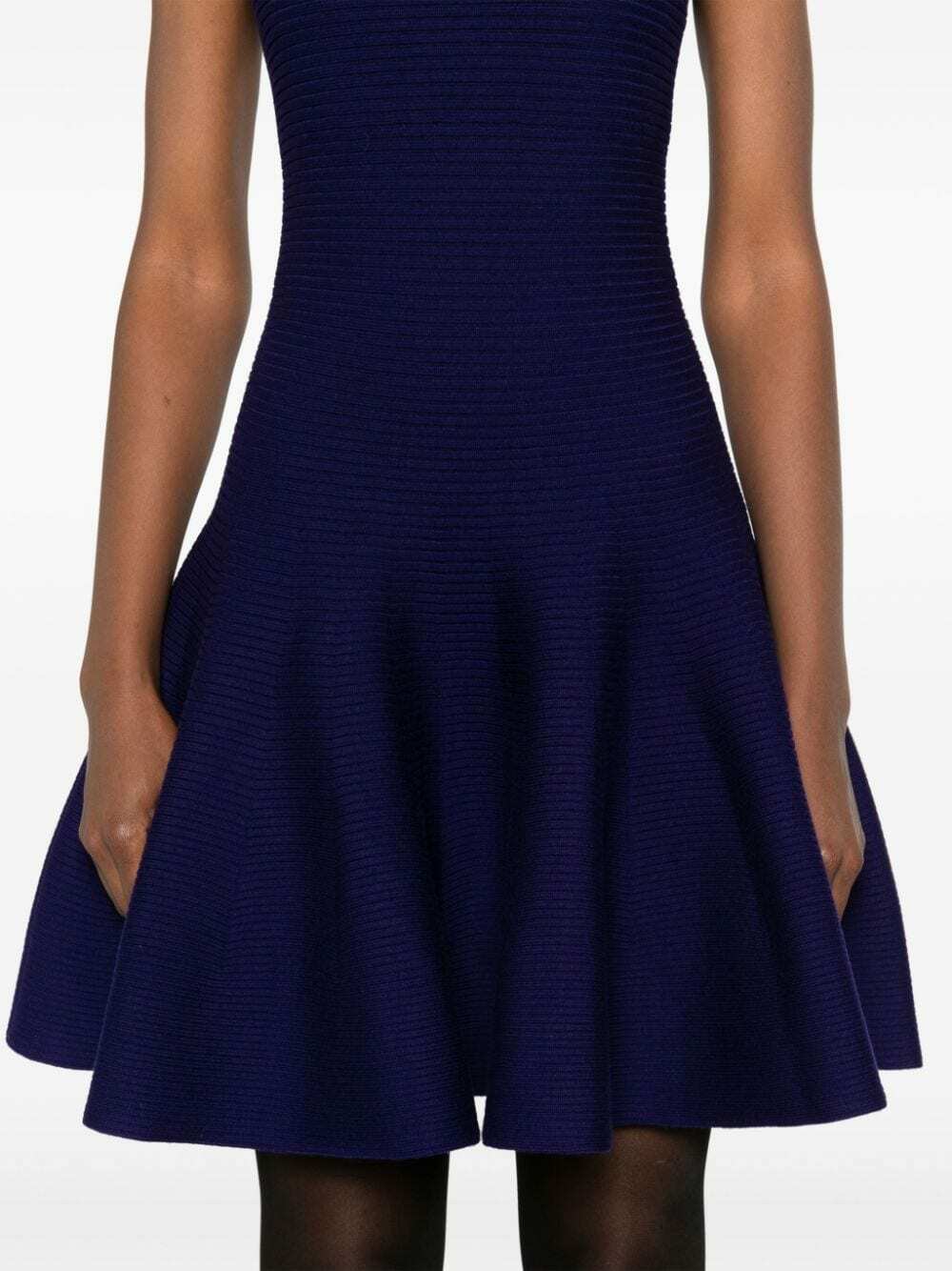 ワンピース ALAIA WOOL KNIT SKATER DRESS ALAÏA - Wool Knitted Skater Dress ALAÏA