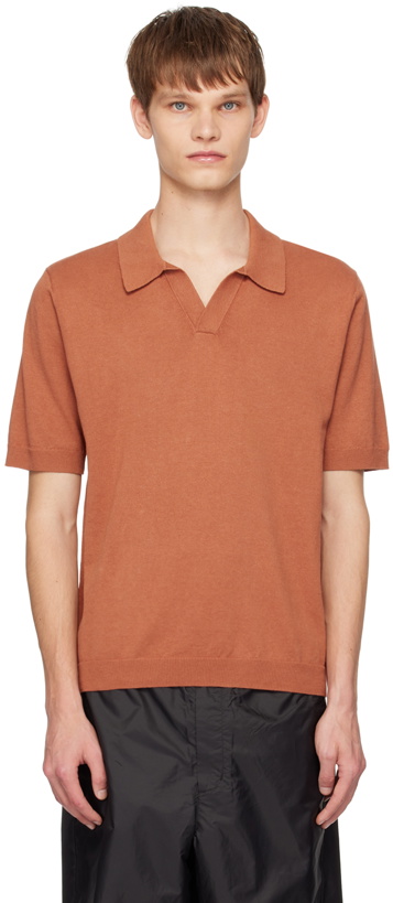 Photo: NORSE PROJECTS Orange Leif Polo