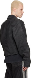Rivington Roi Rebis Black Denim Trappist Trucker Jacket