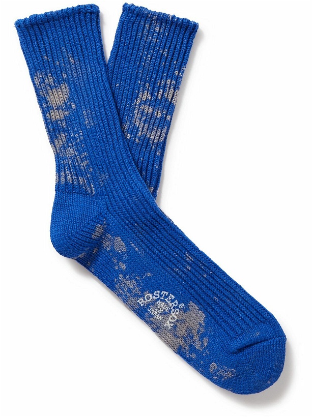 Photo: Rostersox - Tie-Dyed Ribbed Cotton Socks